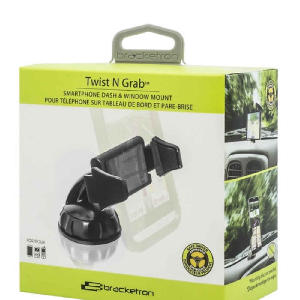 Bracketron Twist N Grab Phone Mount Holder Cradle.